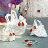 Dainty Carnelian Earrings
