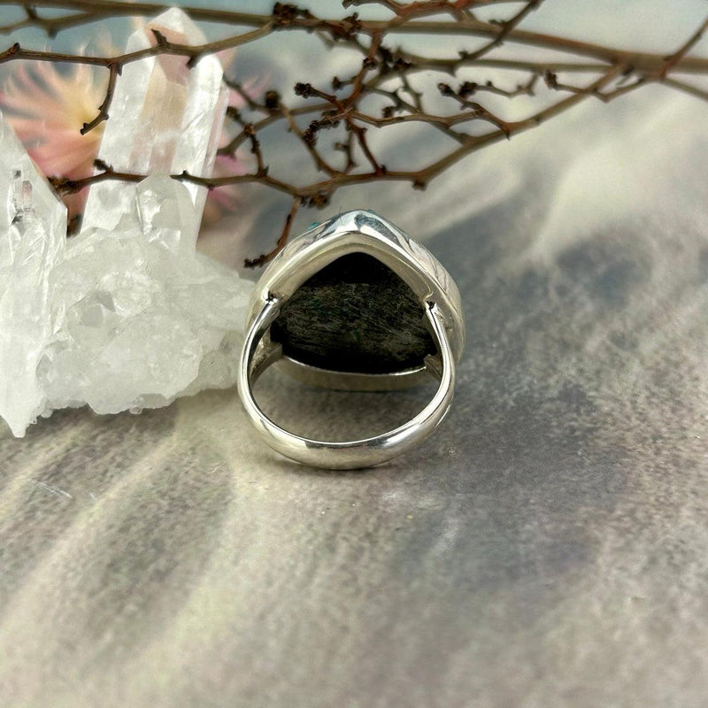 Small Size Raw Crystal Ring
