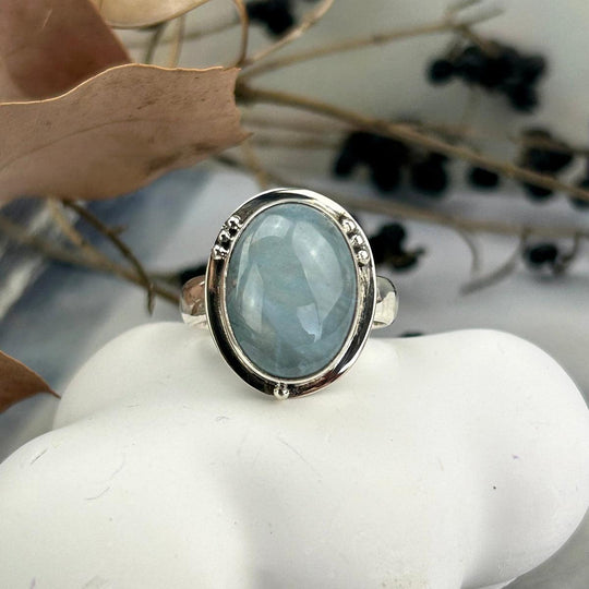 Aquamarine Oval Ring