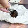 Smokey Quartz Laser Etched Butterfly Lantern Pendant By Janusz Szkutnik