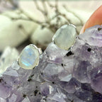Large Moonstone Studs