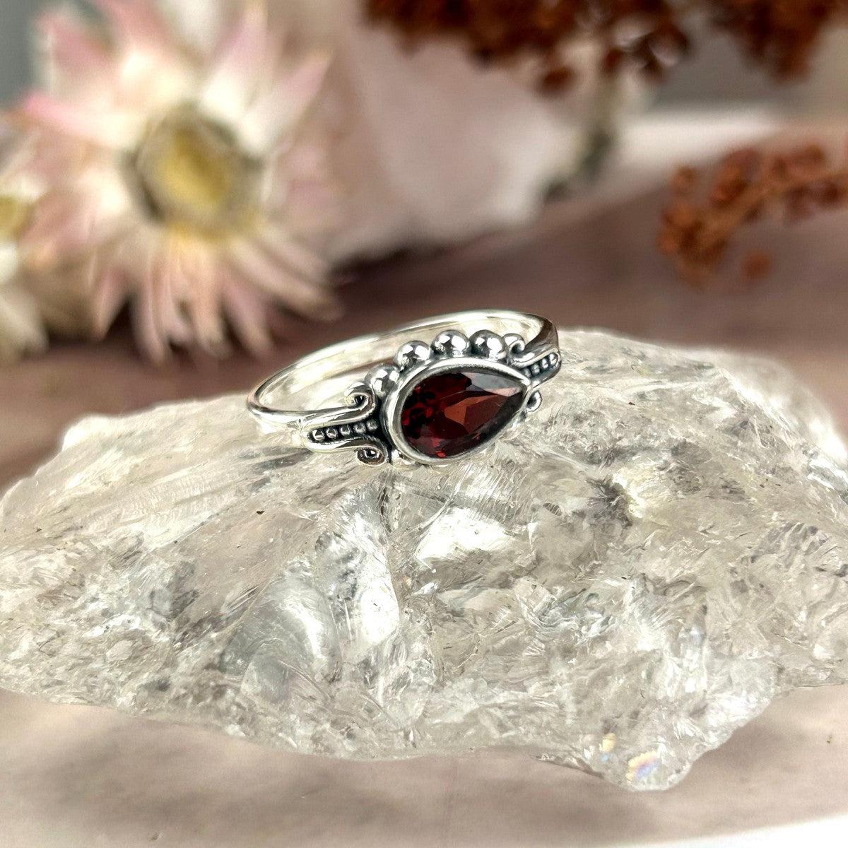 Bohemian Garnet Ring