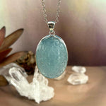 Hand Carved Crystal Pendant