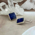 Lapis Lazuli Block Earrings