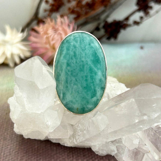 Amazonite Oval Ring