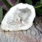 Delicate Rose Quartz Earrings