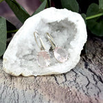 Delicate Rose Quartz Earrings