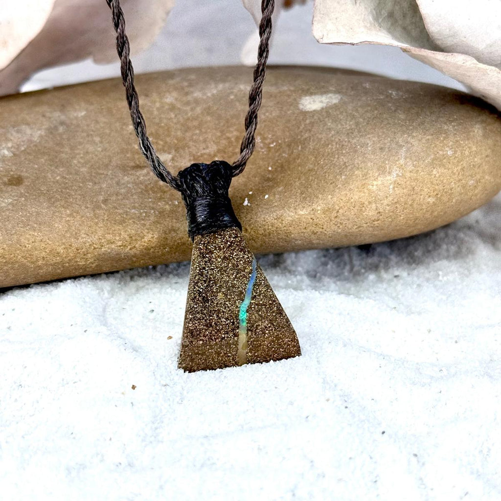 Opal On Cord Necklace
