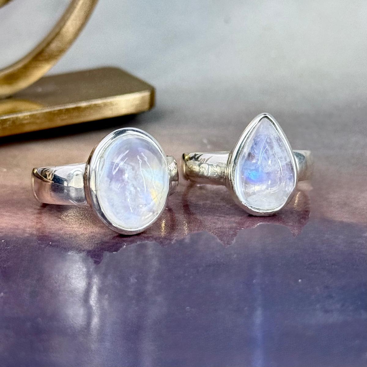 Moonstone Sterling Silver Ring