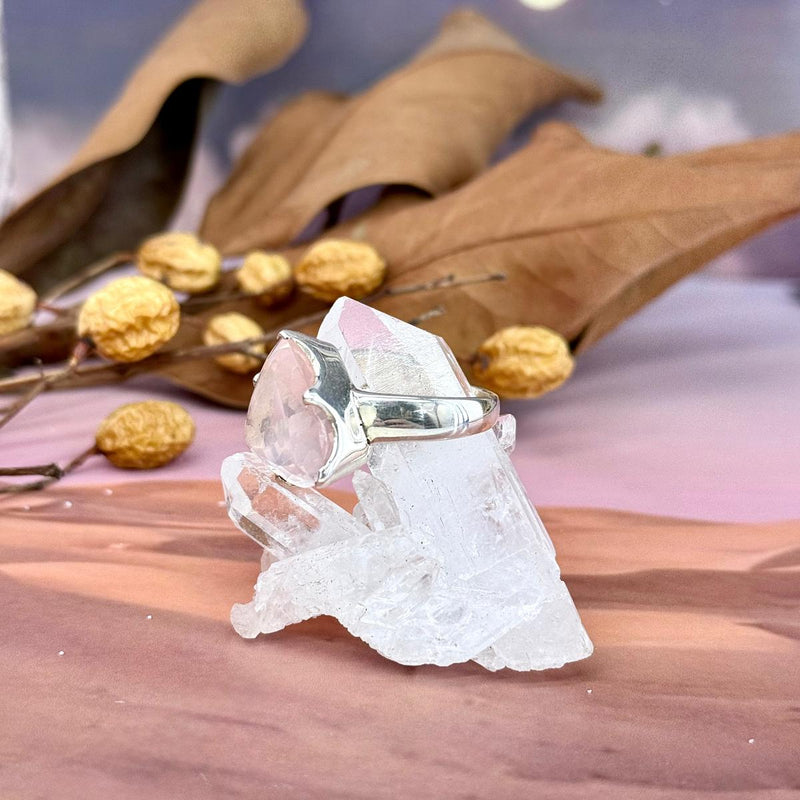 Rose Quartz Cocktail Ring