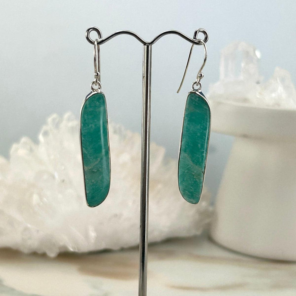 Amazonite Sterling Silver Earrings