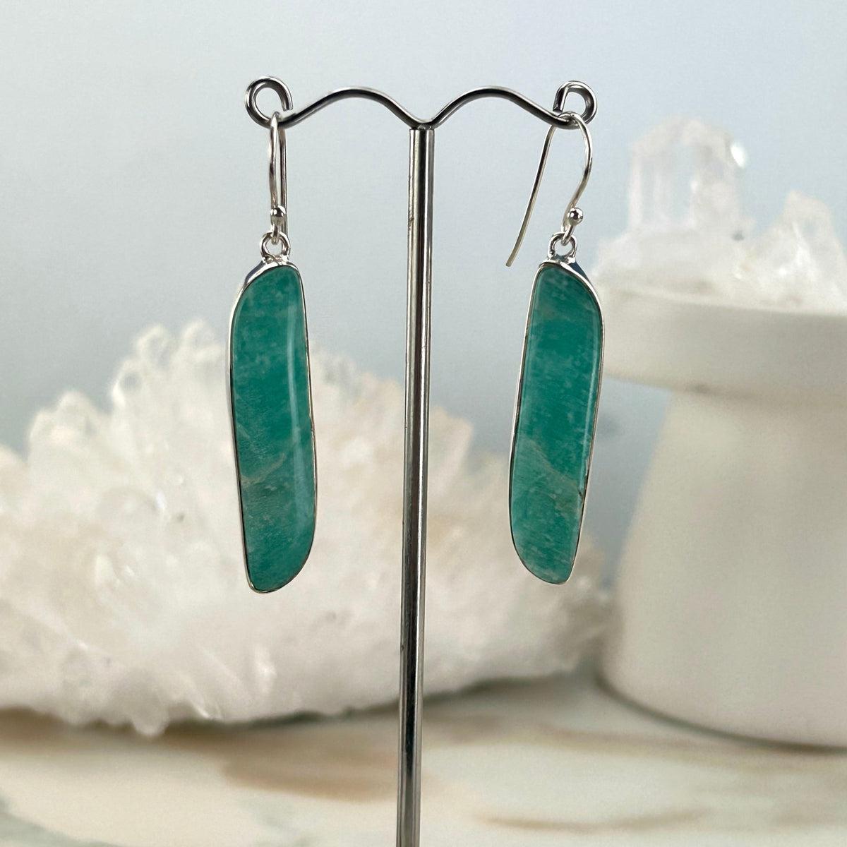 Amazonite Sterling Silver Earrings