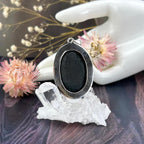 Black Stone Silver Pendant