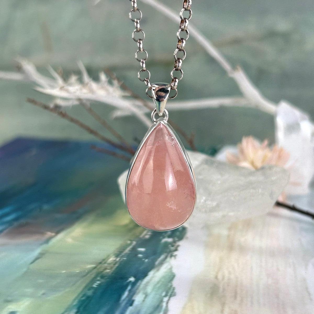 Morganite In Sterling Silver Jewellery