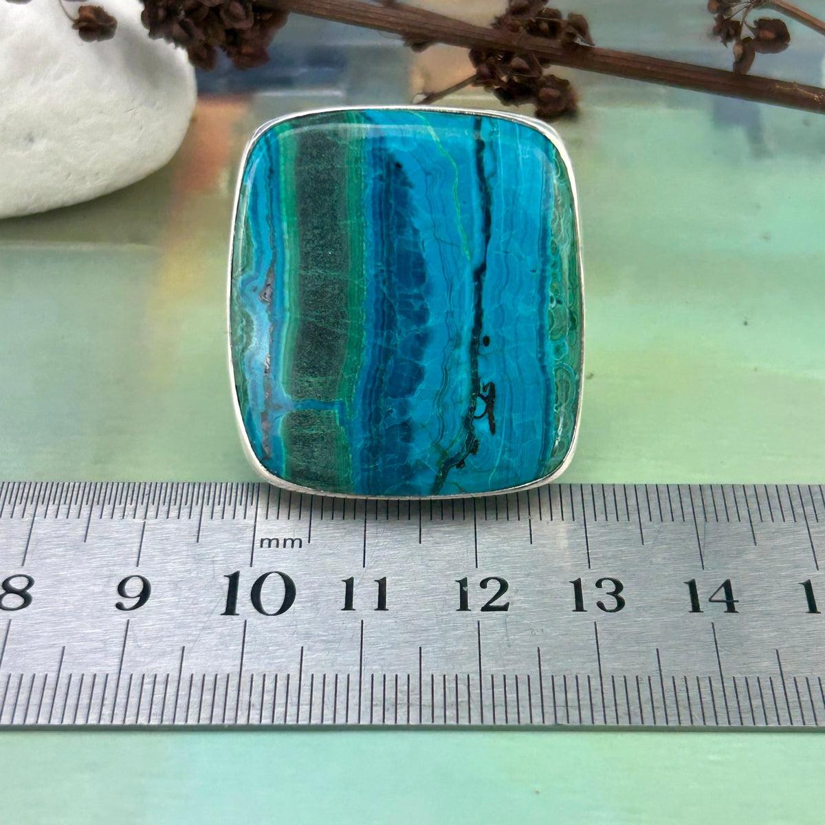 Malachite And Chrysocolla Ring