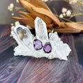 Delicate Amethyst Earrings