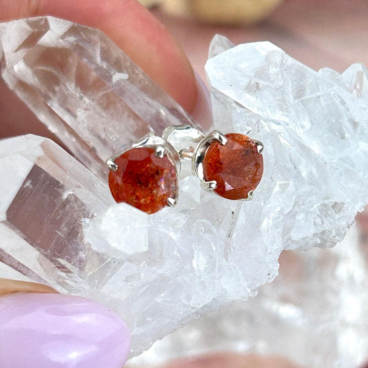 Sunstone Studs