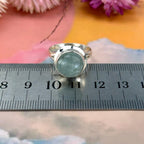 Round Aquamarine Ring