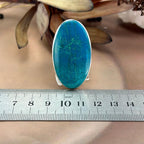 Battered Silver Crystal Jewellery