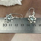 Sterling Silver Flower Earrings