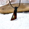 Boulder Opal & Leather Cord Talisman Necklaces