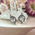 Rose Quartz Sterling Silver Earrings