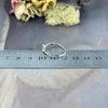 Sapphire Brilliant Cut V Ring