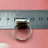 Rectangle Shape Crystal Ring