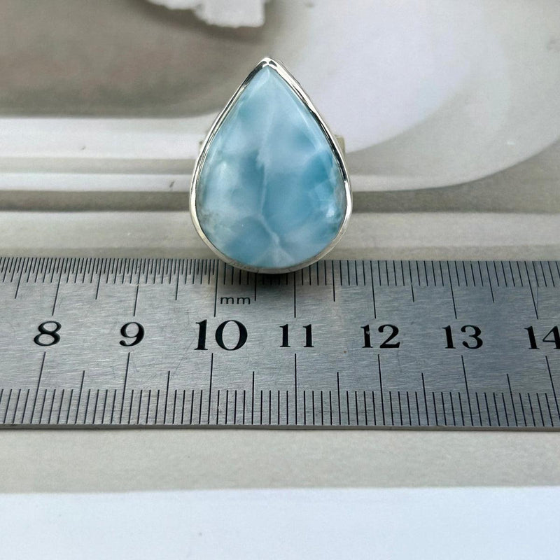 Pale Blue Crystal Ring
