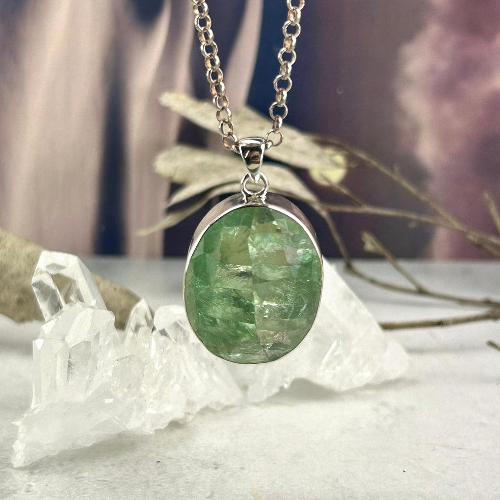 Fluorite In Sterling Silver