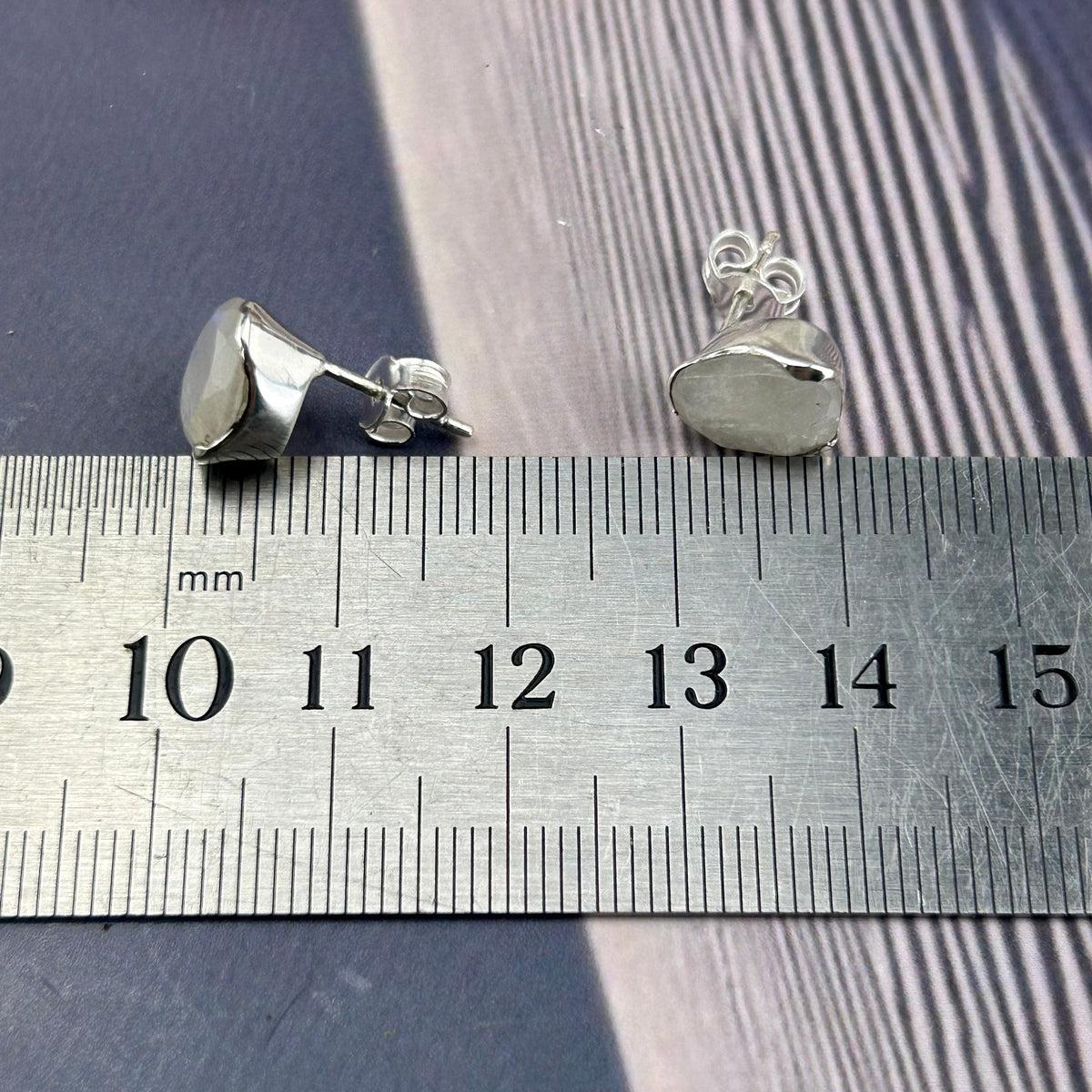 Sterling Silver Crystal Studs
