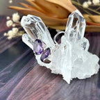 Dainty Amethyst Earrings