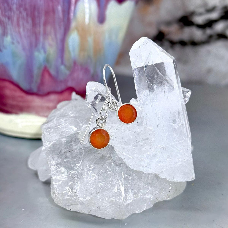Carnelian Assorted Shape Drop Earrings
