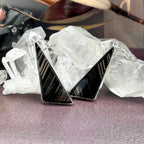 Banded Obsidian Earrings