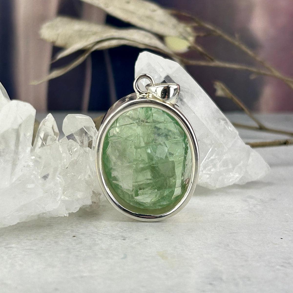 Large Crystal Feature Pendant