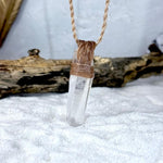 Natural Crystal Point Cord Necklace
