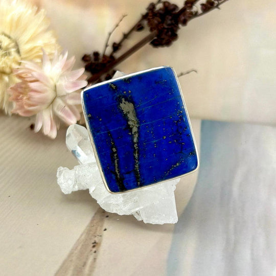 Lapis Lazuli Rectangle Ring