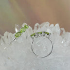 Oval Three Stone Ring