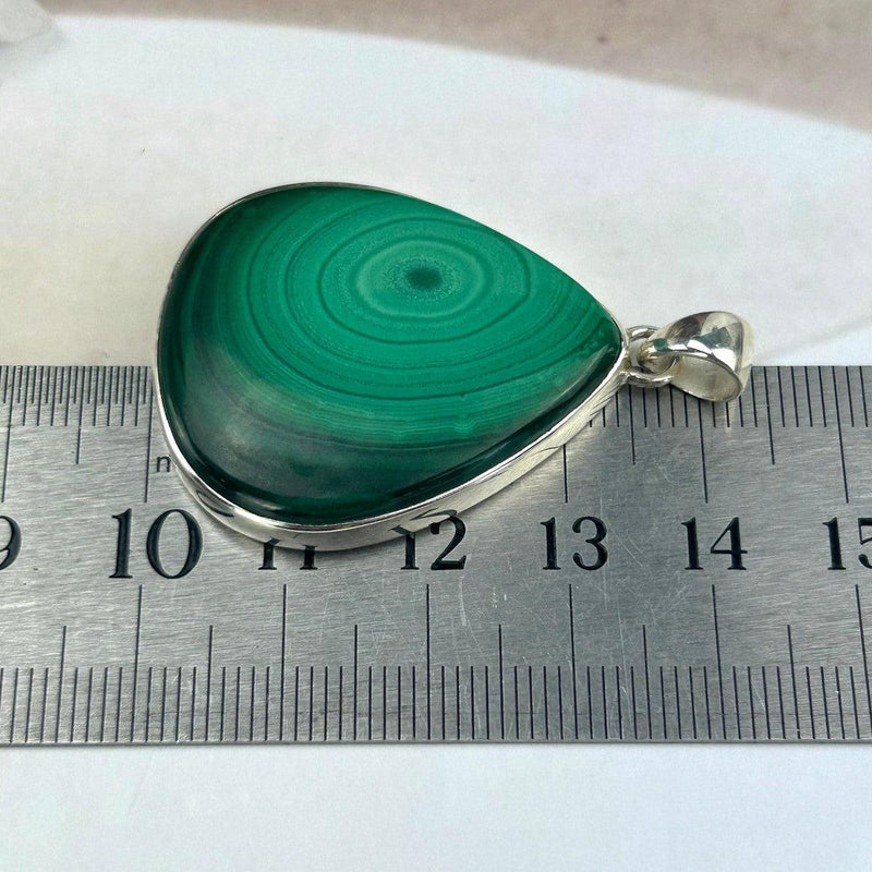 Malachite Crystal Pendant