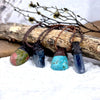 Crystal On Leather Necklace