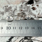 Rose Quartz Oval Drop Earrings