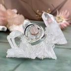 Pear Cut Rose Quartz Ring