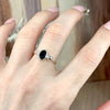 Assorted Gemstone Oval Twist Band Rings