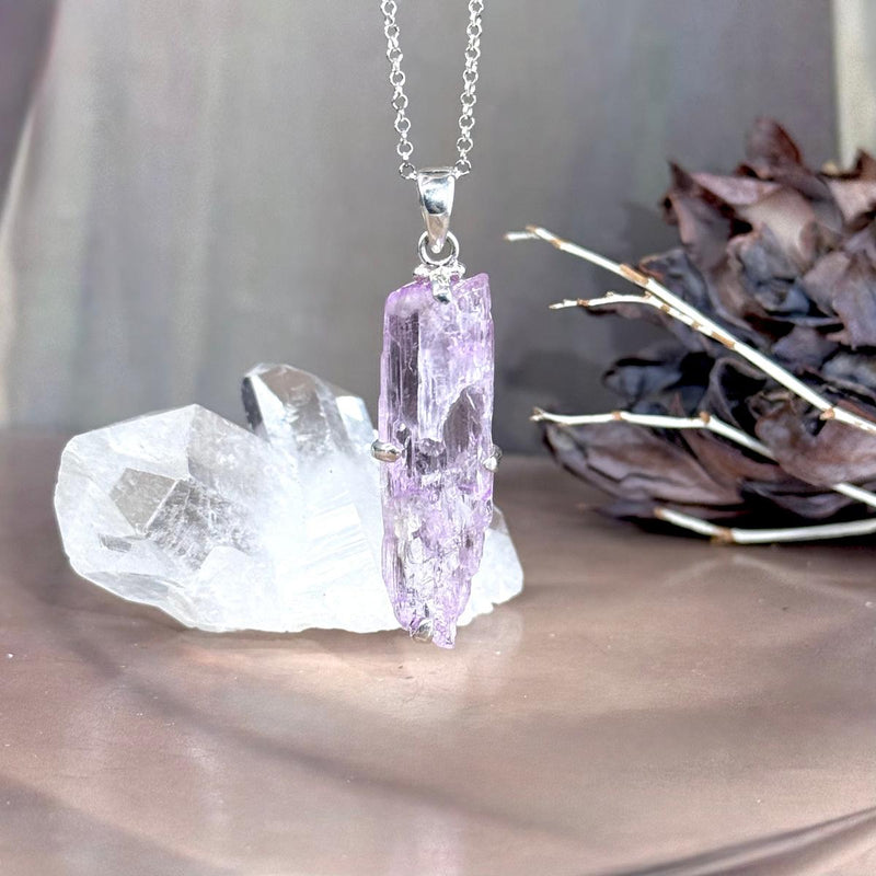 Lilac Crystal Pendant