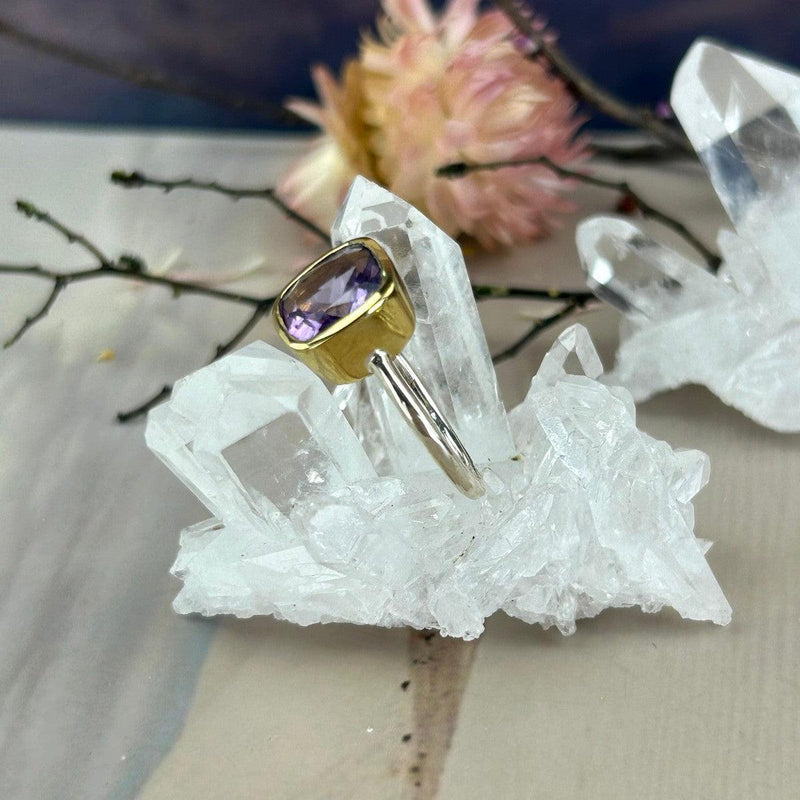 Amethyst Gold And Silver Jewellery