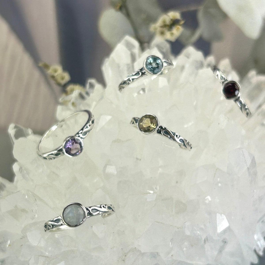 Indie Style Gemstone Ring