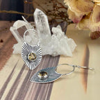 Citrine Fan Earrings