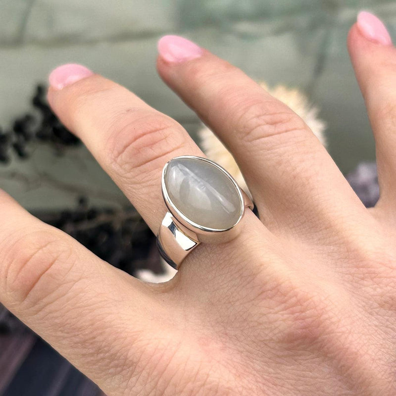 Cat's Eye Moonstone Ring