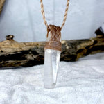 Lemurian Quartz Point Necklace
