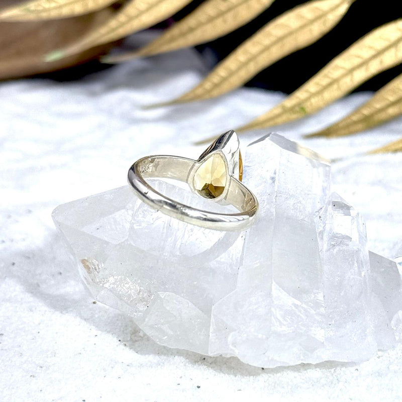 Classic Cut Citrine Ring